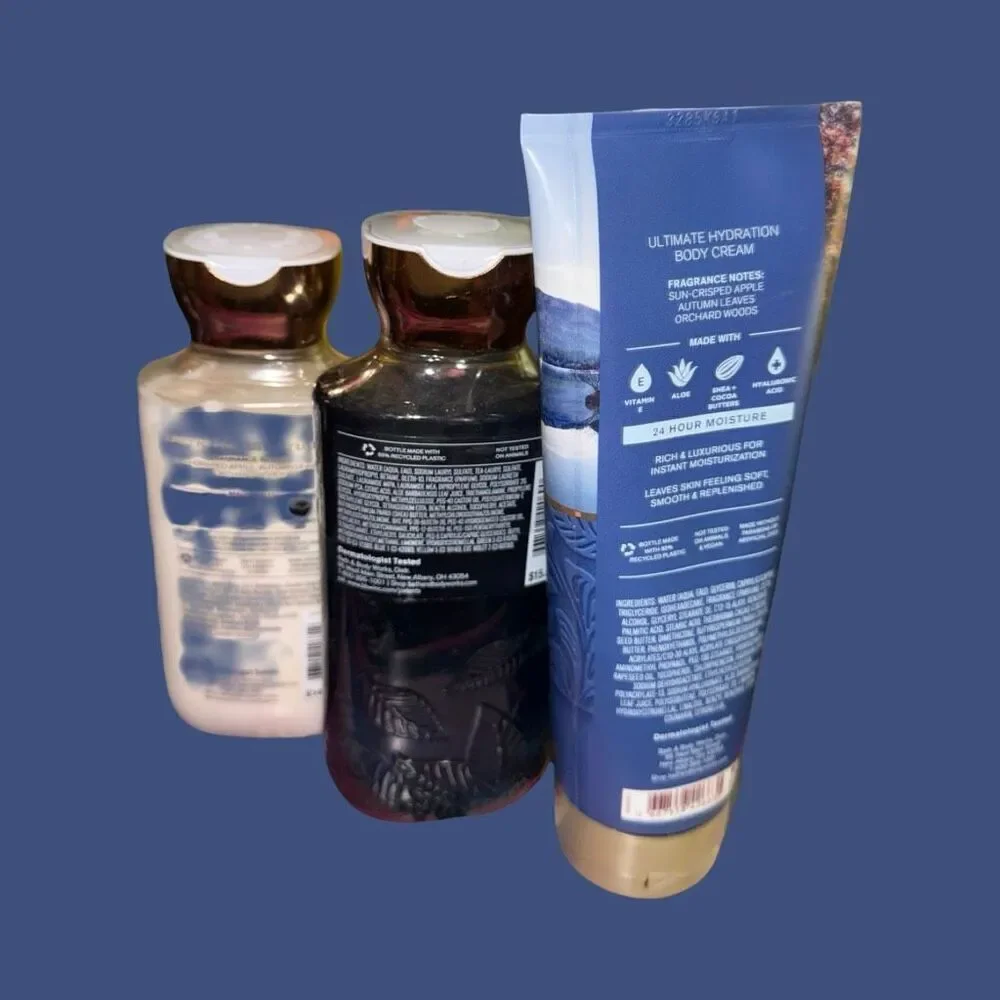 Sealed BBW Original Design Sweater Weather Ultimate Lotion Shower Gel Body NEW